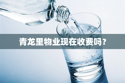 青龙里物业现在收费吗？