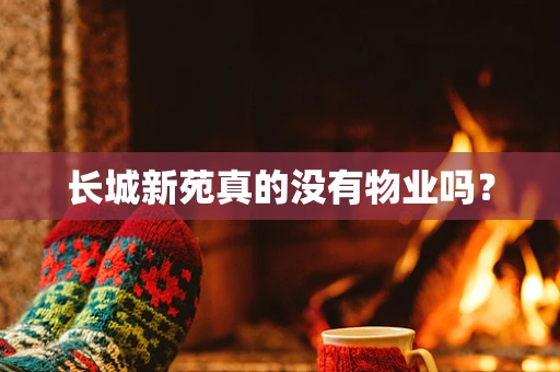 长城新苑真的没有物业吗？