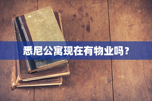 悉尼公寓现在有物业吗？