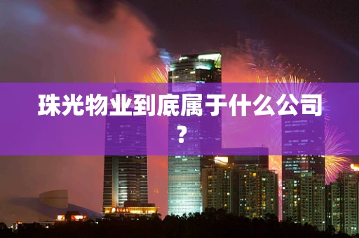 珠光物业到底属于什么公司？