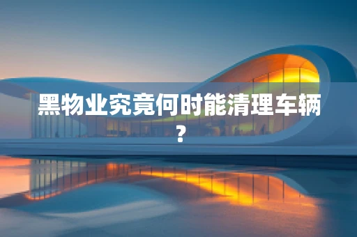 黑物业究竟何时能清理车辆？