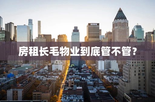 房租长毛物业到底管不管？