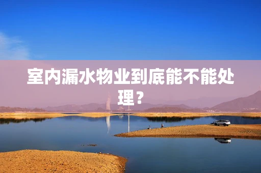 室内漏水物业到底能不能处理？