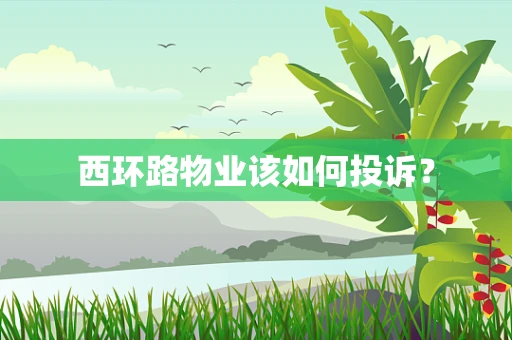 西环路物业该如何投诉？
