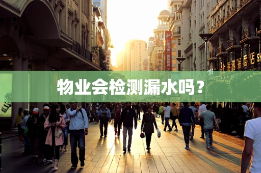 物业会检测漏水吗？