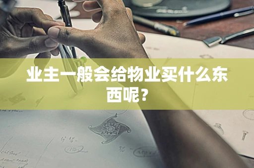 业主一般会给物业买什么东西呢？