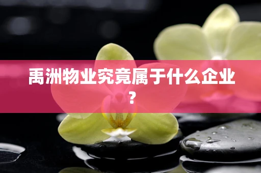 禹洲物业究竟属于什么企业？