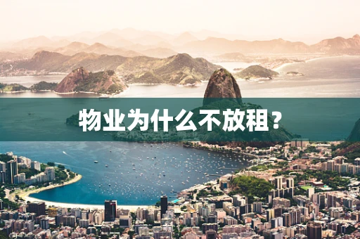 物业为什么不放租？