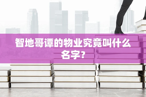 智地哥谭的物业究竟叫什么名字？