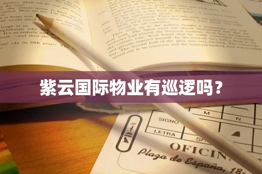 紫云国际物业有巡逻吗？