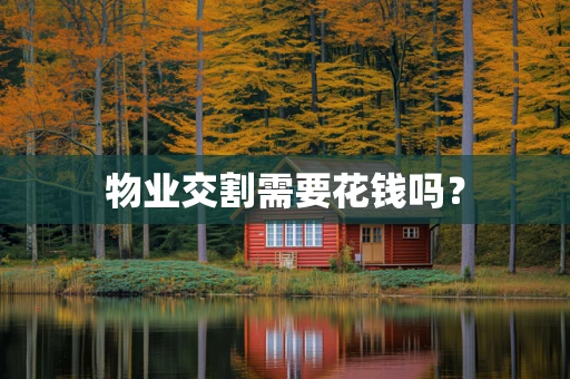 物业交割需要花钱吗？
