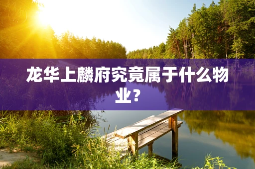 龙华上麟府究竟属于什么物业？