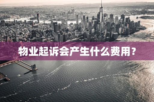 物业起诉会产生什么费用？