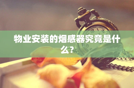 物业安装的烟感器究竟是什么？