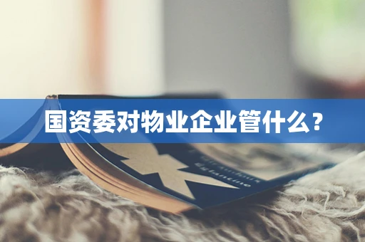 国资委对物业企业管什么？