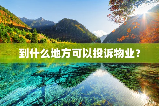 到什么地方可以投诉物业？
