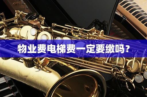 物业费电梯费一定要缴吗？