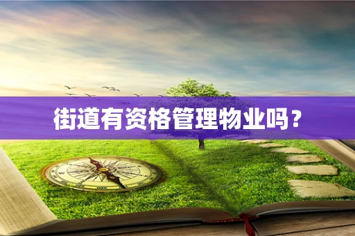 街道有资格管理物业吗？