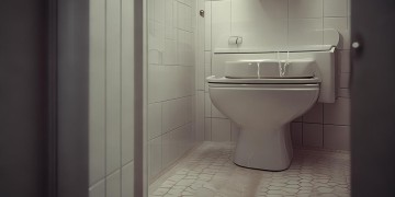 马桶进水管堵塞该找物业吗？